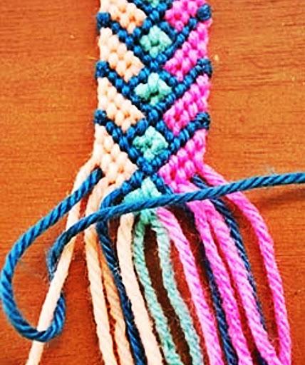 Learn how to weave Macrame step by step - Image screenshot of android app