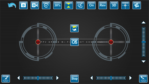 FPV DRONE CONTROLLER - Image screenshot of android app