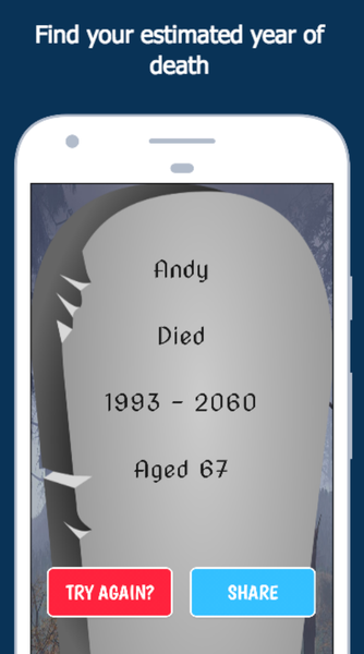 When Will I Die - Prank Quiz - Image screenshot of android app