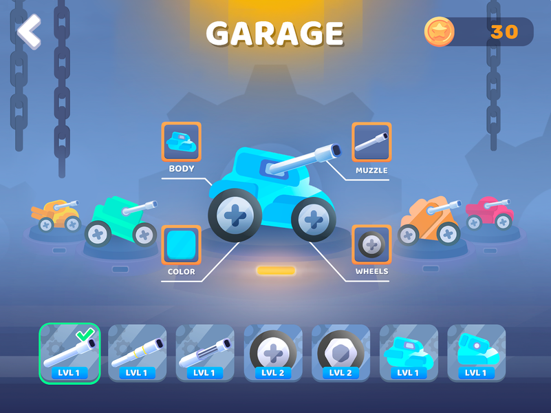 Mad Royale io – Tank Battle - عکس بازی موبایلی اندروید