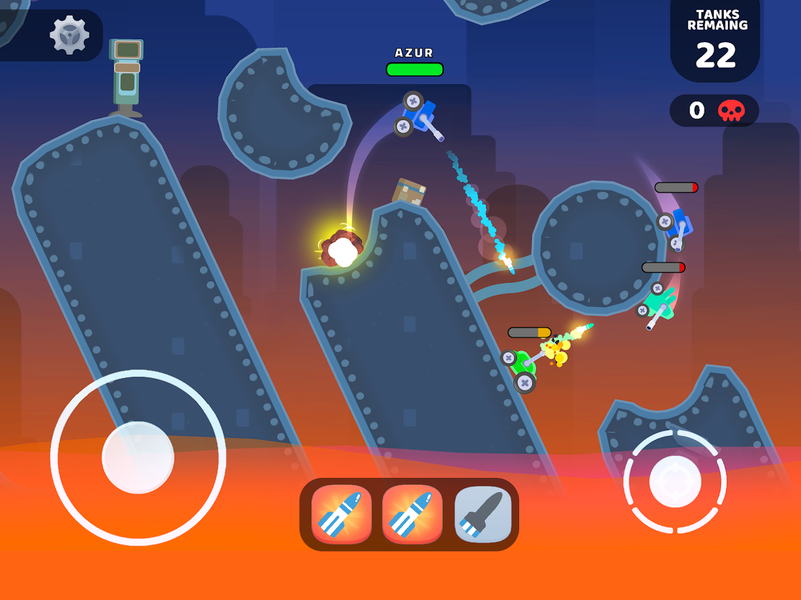 Mad Royale io – Tank Battle - عکس بازی موبایلی اندروید