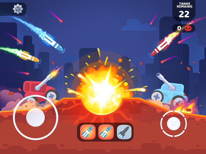 Mad Royale io – Tank Battle - عکس بازی موبایلی اندروید