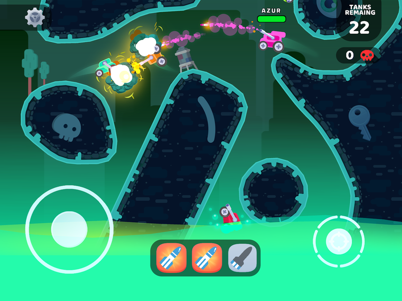 Mad Royale io – Tank Battle - عکس بازی موبایلی اندروید