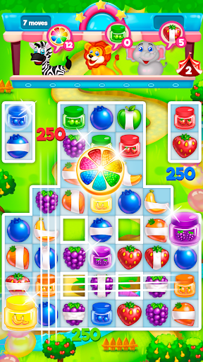 Madagascar Circus: Match 3 - Gameplay image of android game