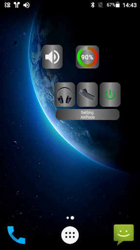Bluetooth Audio Widget Battery - Image screenshot of android app