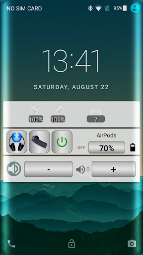 Bluetooth Audio Widget Battery - Image screenshot of android app
