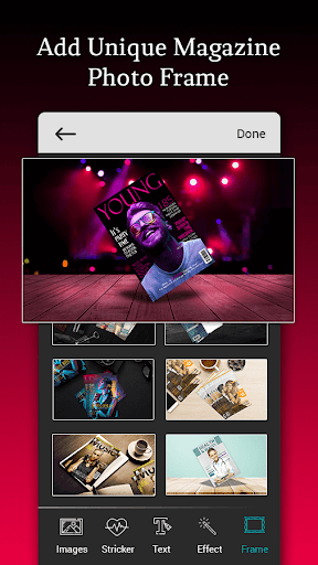 Magazine Photo Editor Frames - Image screenshot of android app