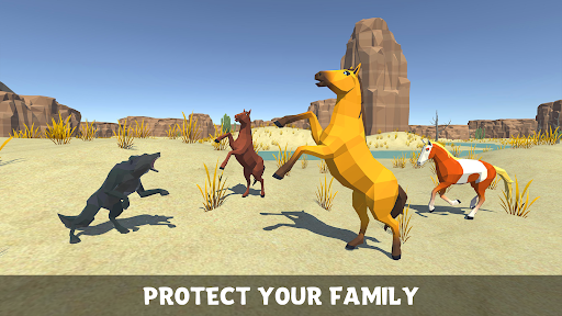 Wild Horse Simulator - عکس بازی موبایلی اندروید