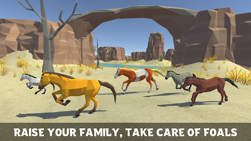 Wild Horse Simulator - Gameplay image of android game