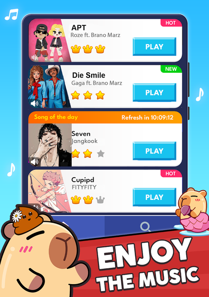 Piano Beat ۴: Magic Music Game - عکس بازی موبایلی اندروید