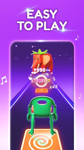 Tiles Jump: Ball Hop Music - Gameplay image of android game