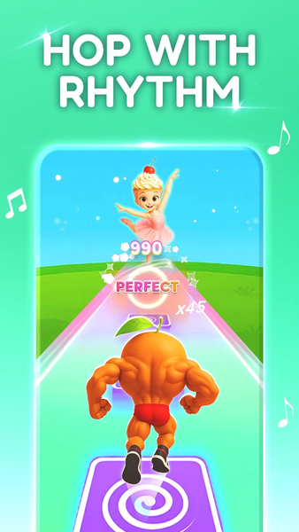 Tiles Jump: Ball Hop Music - Gameplay image of android game