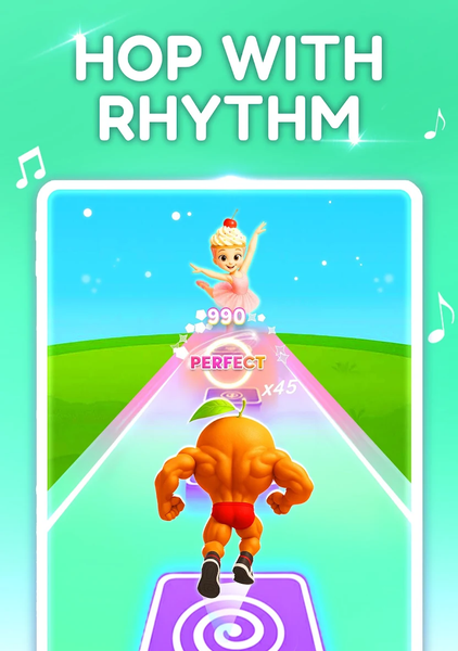 Tiles Jump: Ball Hop Music - Gameplay image of android game