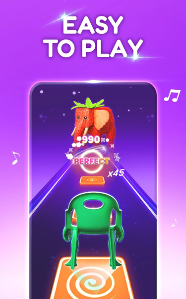 Tiles Jump: Ball Hop Music - Gameplay image of android game