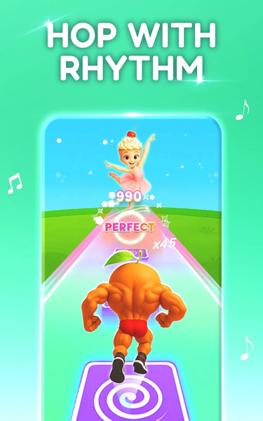 Tiles Jump: Ball Hop Music - Gameplay image of android game