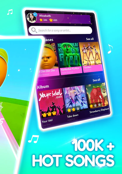 Tiles Jump: Ball Hop Music - Gameplay image of android game