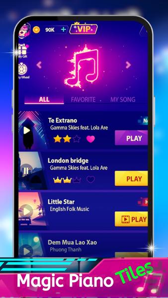Tiles ۴ Perfect Music - جادویی - عکس بازی موبایلی اندروید