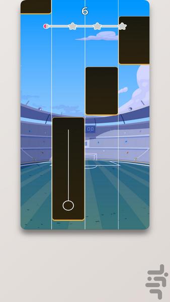 پیانو موزیک ۶:آهنگ های داغ - Gameplay image of android game