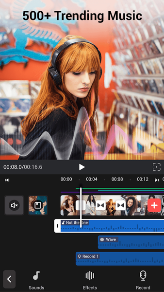 Video Editor& Maker with Music - Image screenshot of android app