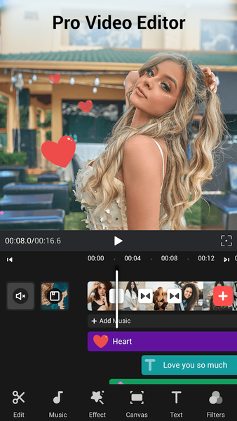 Video Editor& Maker with Music - Image screenshot of android app