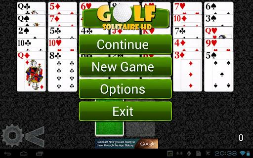 Golf Solitaire HD - Gameplay image of android game