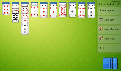 Spider Solitaire HD - عکس بازی موبایلی اندروید