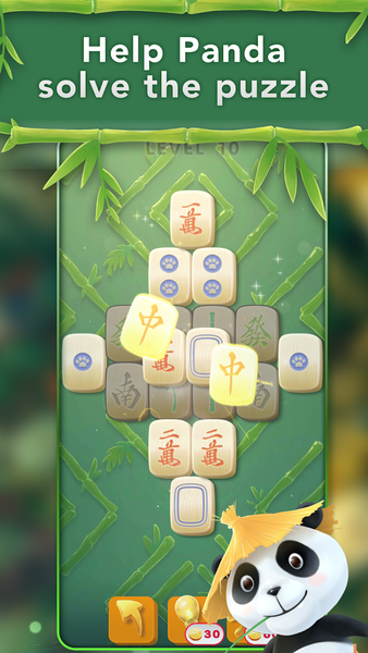 Mahjong Panda - Gameplay image of android game