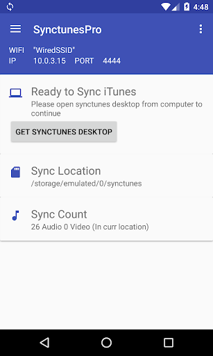 Sync iTunes to android - Free - عکس برنامه موبایلی اندروید