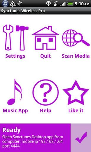 Synctunes: iTunes to android - عکس برنامه موبایلی اندروید