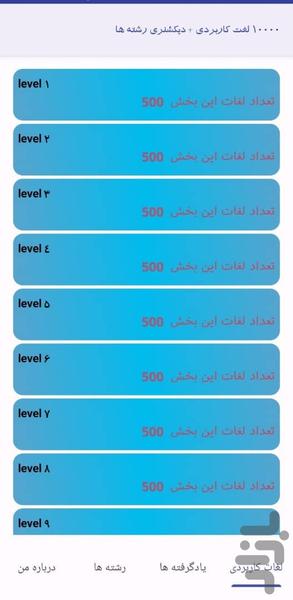 لغات کاربردی - عکس برنامه موبایلی اندروید