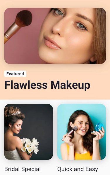 Makeup Tutorial App - عکس برنامه موبایلی اندروید