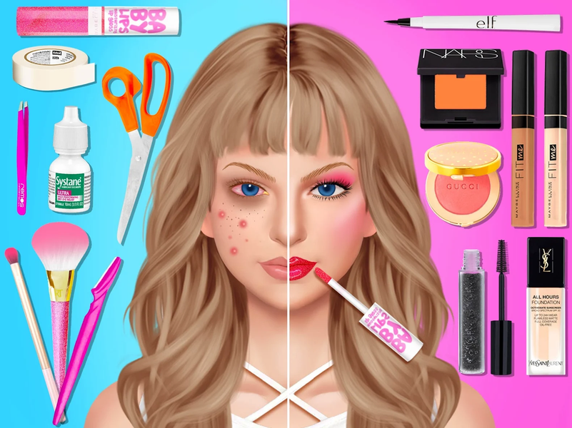 Makeup Games: Make-Up Master - Gameplay image of android game