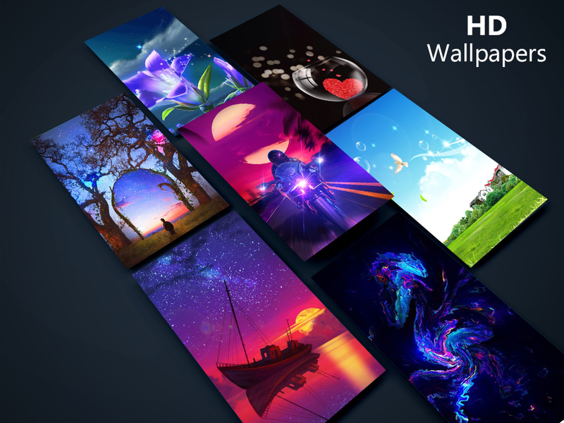 Wallpapers : HD , AMOLED, DARK - عکس برنامه موبایلی اندروید