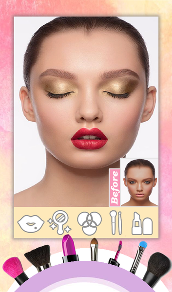 Makeup Magic Face Makeover Bea - Image screenshot of android app