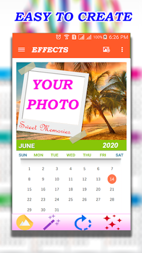 Photo Calendar Maker 2020 : Photo Calendar Frame - Image screenshot of android app