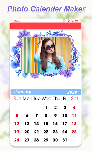 Photo Calendar Maker 2020 : Photo Calendar Frame - عکس برنامه موبایلی اندروید
