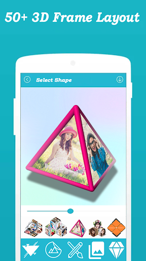 ۳D Cube PhotoFramePhotoEditor - عکس برنامه موبایلی اندروید