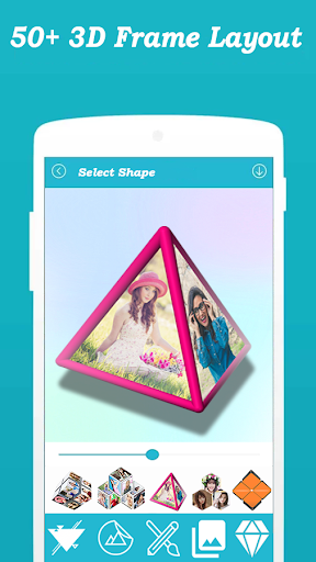 3D Cube PhotoFramePhotoEditor - Image screenshot of android app