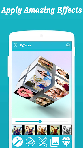 ۳D Cube PhotoFramePhotoEditor - عکس برنامه موبایلی اندروید