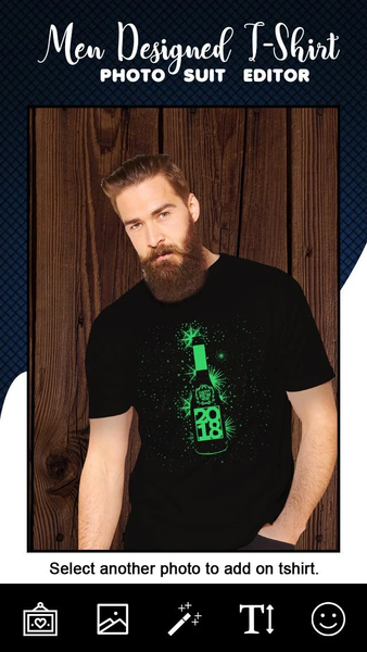 Man T Shirt Photo Suit - Image screenshot of android app