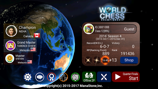 World Chess Championship - عکس بازی موبایلی اندروید