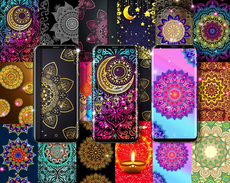 Mandala pattern live wallpaper - Image screenshot of android app