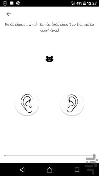 hearing test - Image screenshot of android app