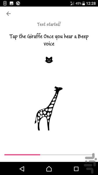 hearing test - Image screenshot of android app