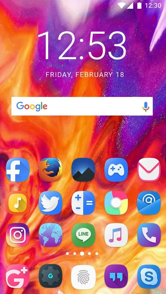 Theme for LG G۷ ThinQ - عکس برنامه موبایلی اندروید