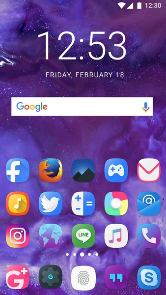 Theme for LG G۷ ThinQ - عکس برنامه موبایلی اندروید