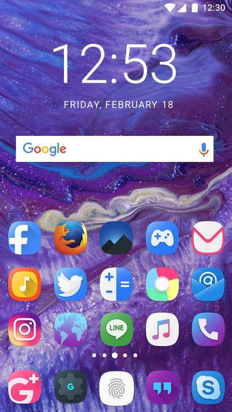Theme for LG G۷ ThinQ - عکس برنامه موبایلی اندروید