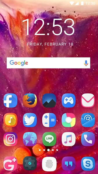 Theme for LG G۷ ThinQ - عکس برنامه موبایلی اندروید
