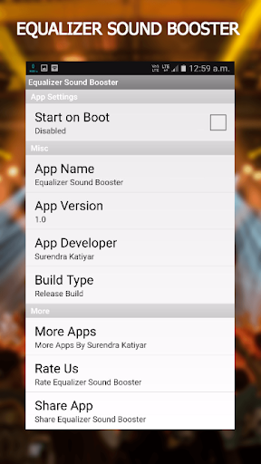 Equalizer Sound Booster - عکس برنامه موبایلی اندروید