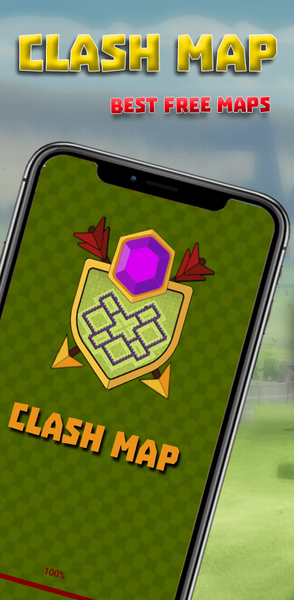 clash maps layout Base link - عکس برنامه موبایلی اندروید